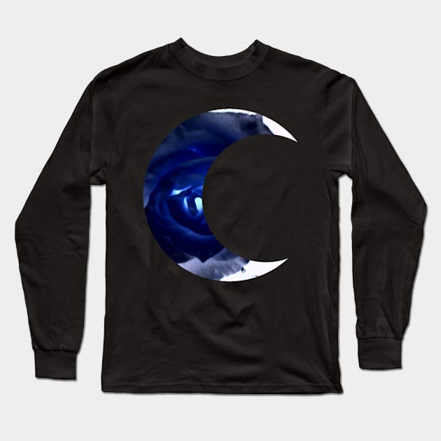 Lunar Rose Long Sleeve T-Shirt by Not Meow Designs 